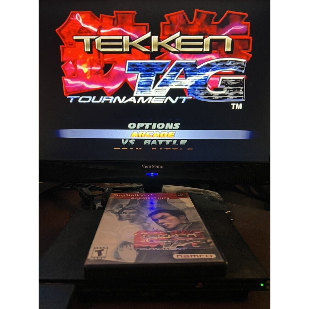 Tekken Tag Tournament (Sony PlayStation 2, 2002) Complete W/ Manual Tested!